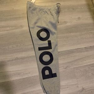 Men’s Classic Gray Heather Polo Sweatpants